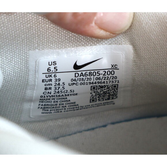 Nike Size 6.5 Kyrie 3 Low Sashiko Pack Sesame Navy Suede Mesh XC sneakers main image 3